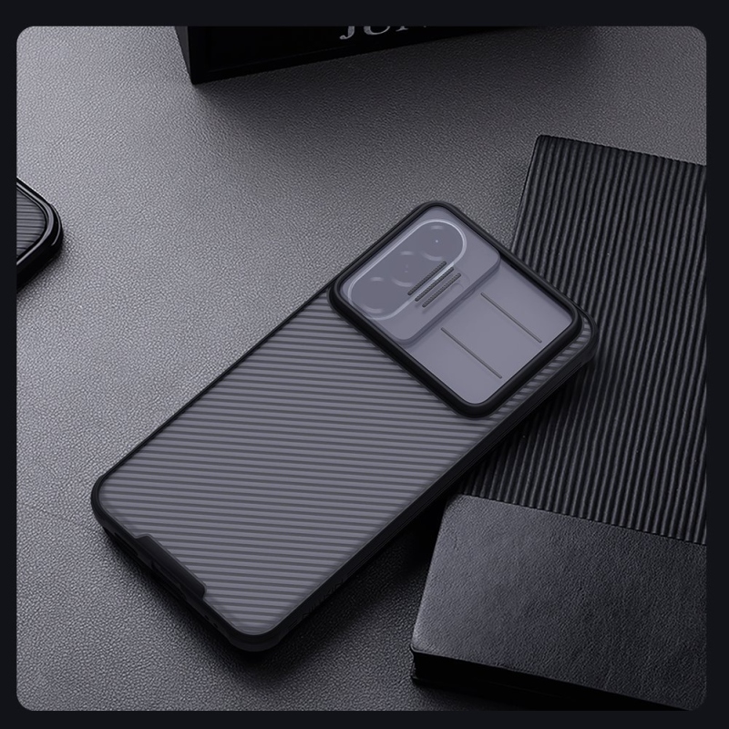 Nillkin CamShield PRO hátlap Samsung Galaxy A57 átlátszó fekete