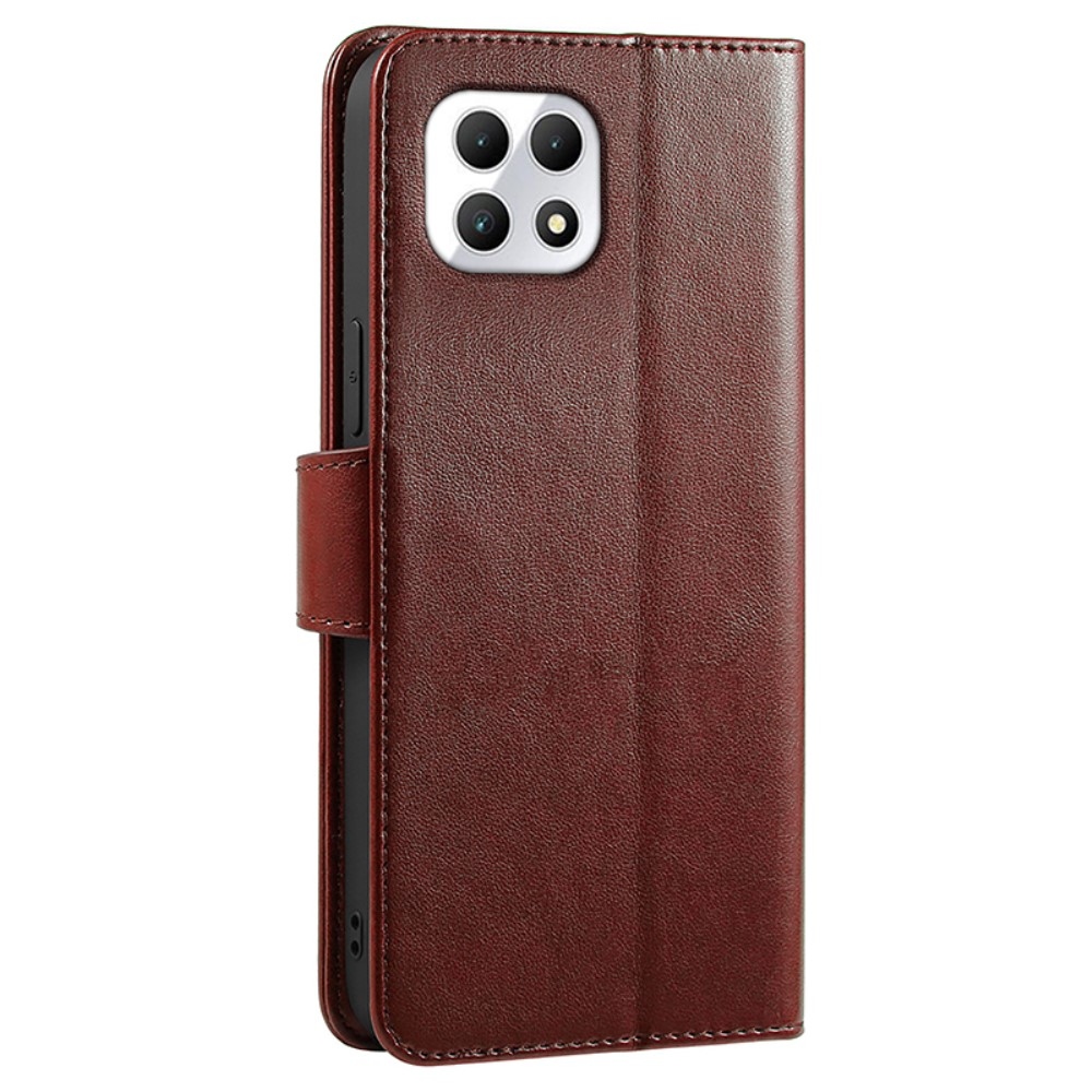 Erős könyves tok a T-Mobile T Phone 2 készülékhez - barna színű