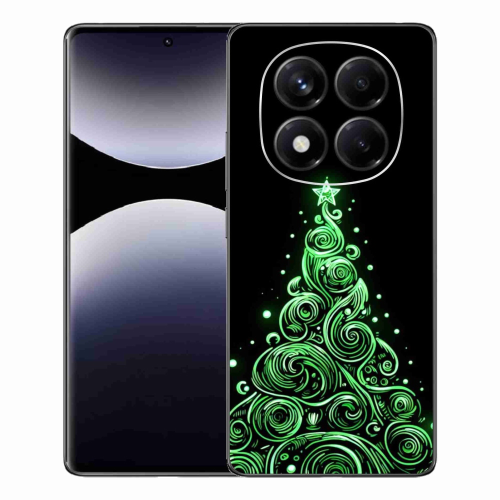 Gél borítás mmCase a Xiaomi Redmi Note 14 Pro számára - neon karácsonyfa 3