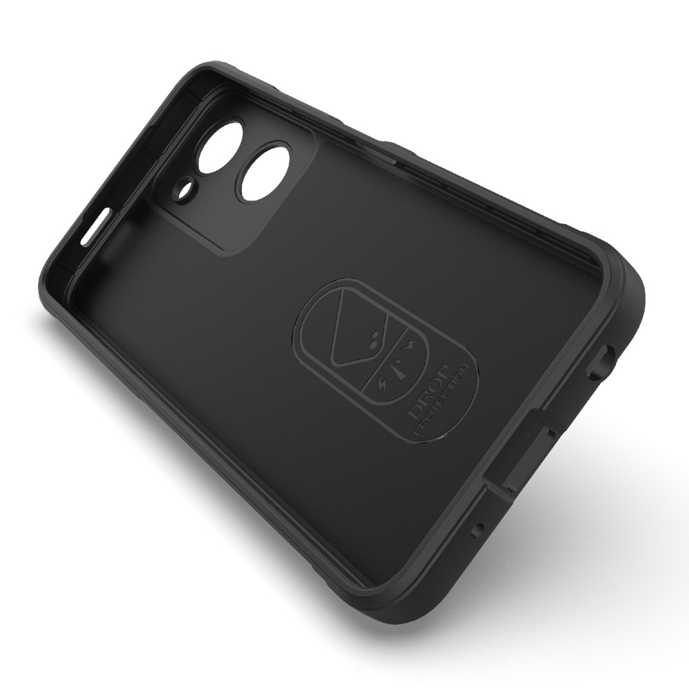 Rugg tartós zselés tok a Vivo Y28s 5G készülékhez - fekete