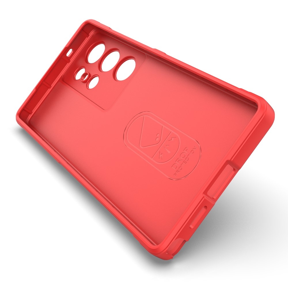 Rugg tartós zselés tok Samsung Galaxy S25 Ultra készülékhez - piros