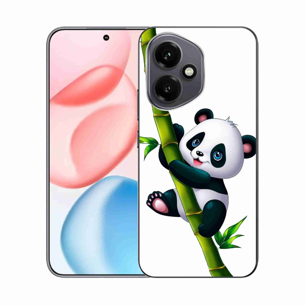 Zselés borítás mmCase a Honor 400-hoz - panda bambuszon