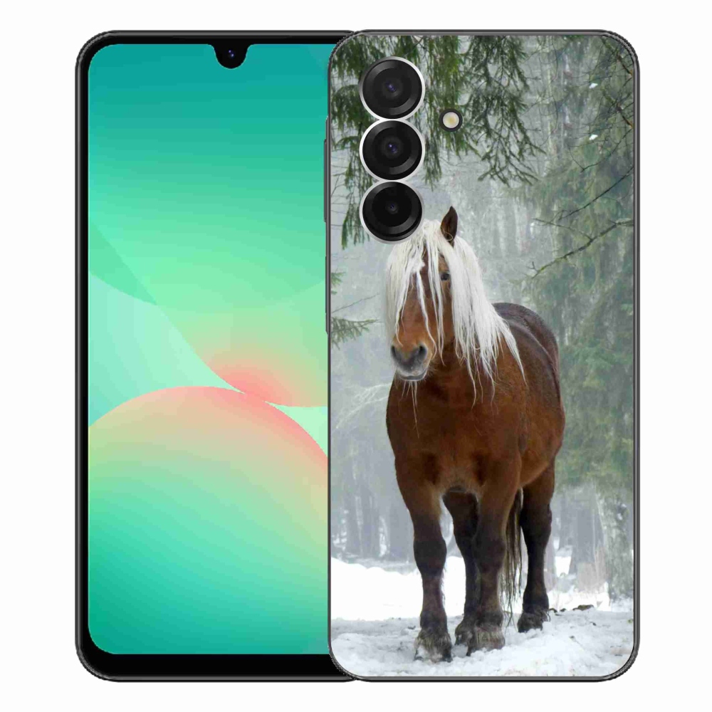 Zselés borítás mmCase Samsung Galaxy A26 5G - ló az erdőben