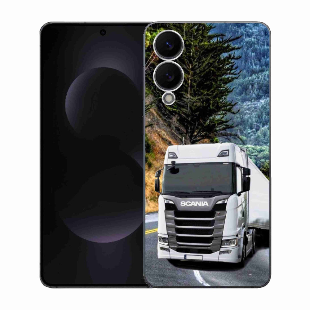 Gél borítás mmCase Samsung Galaxy S25 Edge készülékhez - teherautó 1