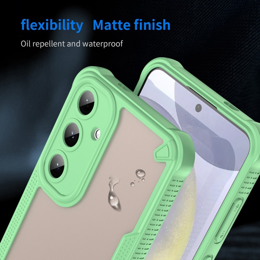 Fagyasztott tartós borítás Samsung Galaxy S25+ készülékhez - zöld