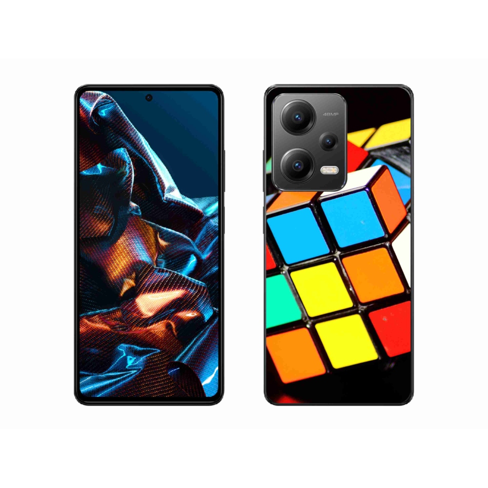 Gél tok mmCase a Xiaomi Redmi Note 12 Pro 5G-hez - Rubik-kocka