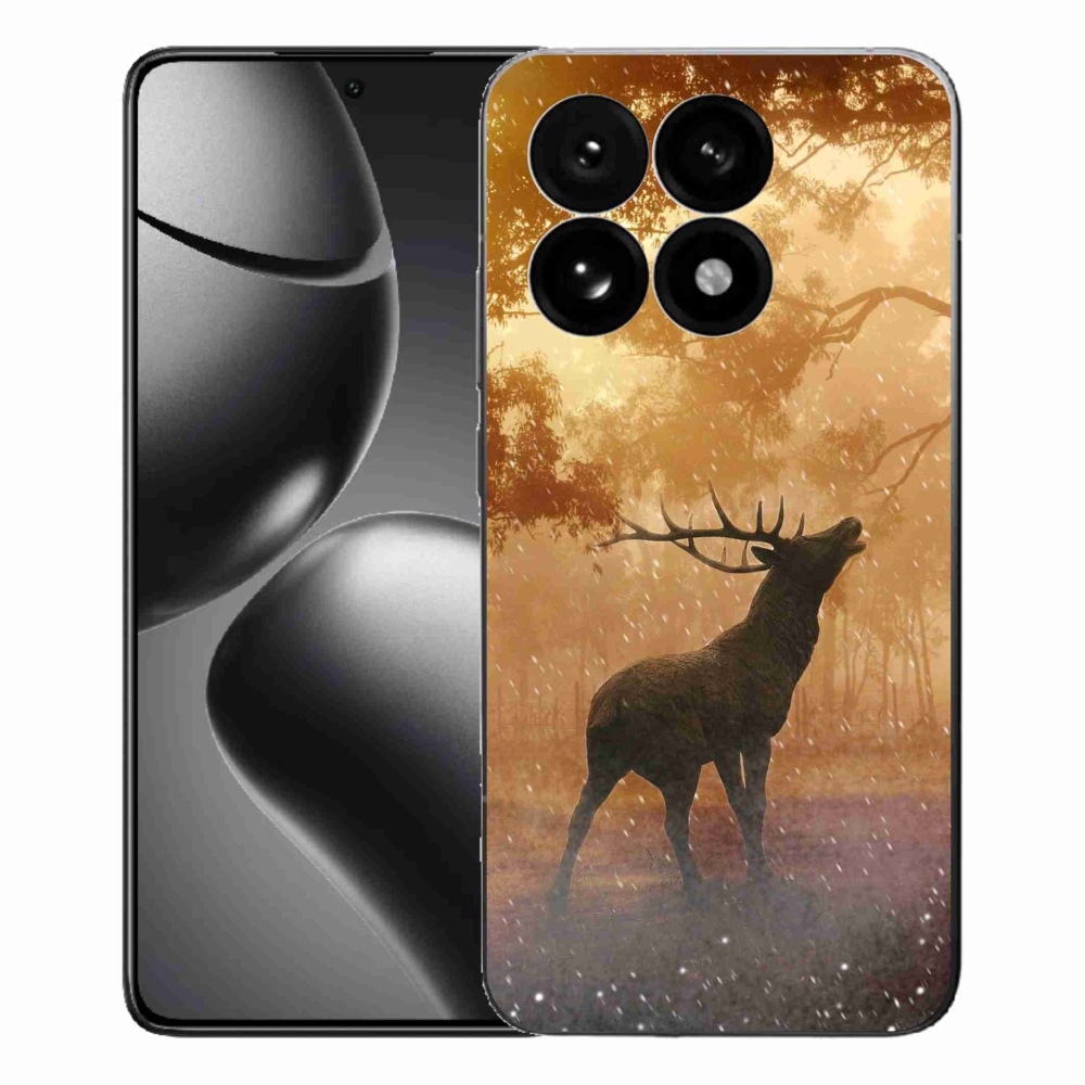 Gél borító mmCase a Xiaomi 15T-hez - szarvas a szarvasbőgésben