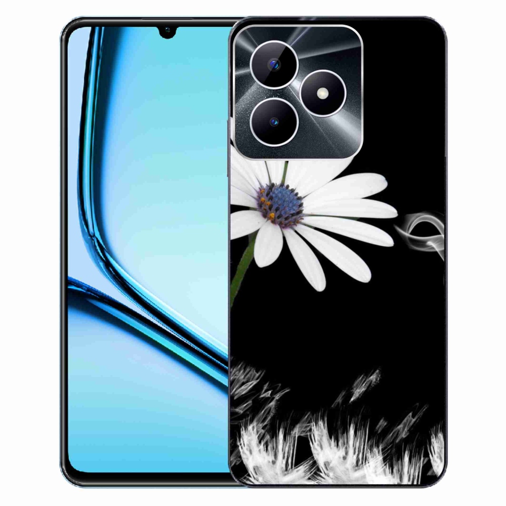 Zselés borító mmCase a Realme Note 50 készülékhez - fehér virág