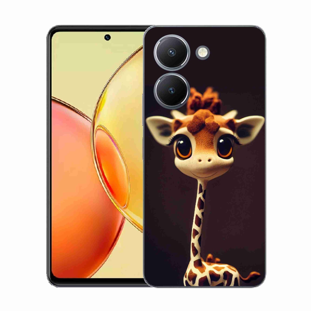 Zselés borítás mmCase a Vivo Y36-hoz - kis zsiráf