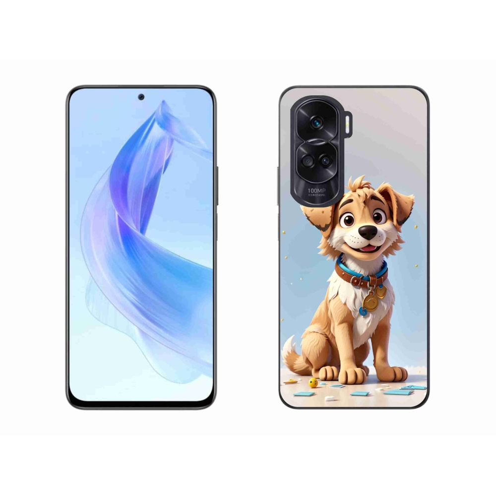 Zselés borítás mmCase a Honor 90 Lite-hoz - rajzfilm kiskutya