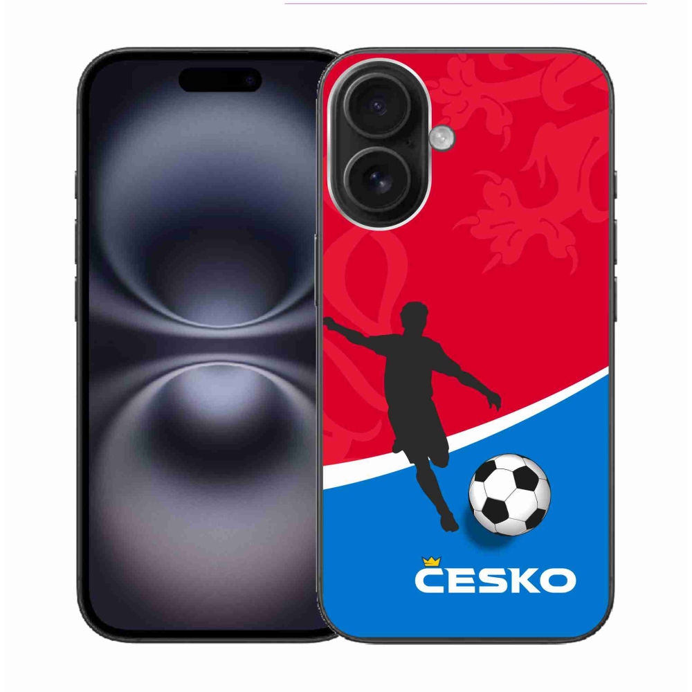 Gél borítás mmCase iPhone 16-hoz - futball Csehország