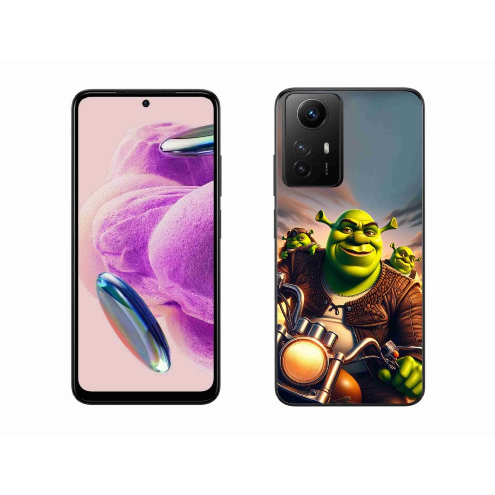 Gél borítás mmCase a Xiaomi Redmi Note 12S-hez - Shrek egy motorkerékpáron
