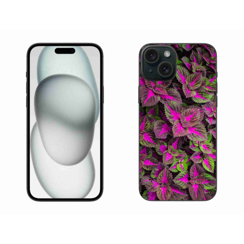 Zselés borítás mmCase iPhone 15 Plus készülékhez - virágok 10