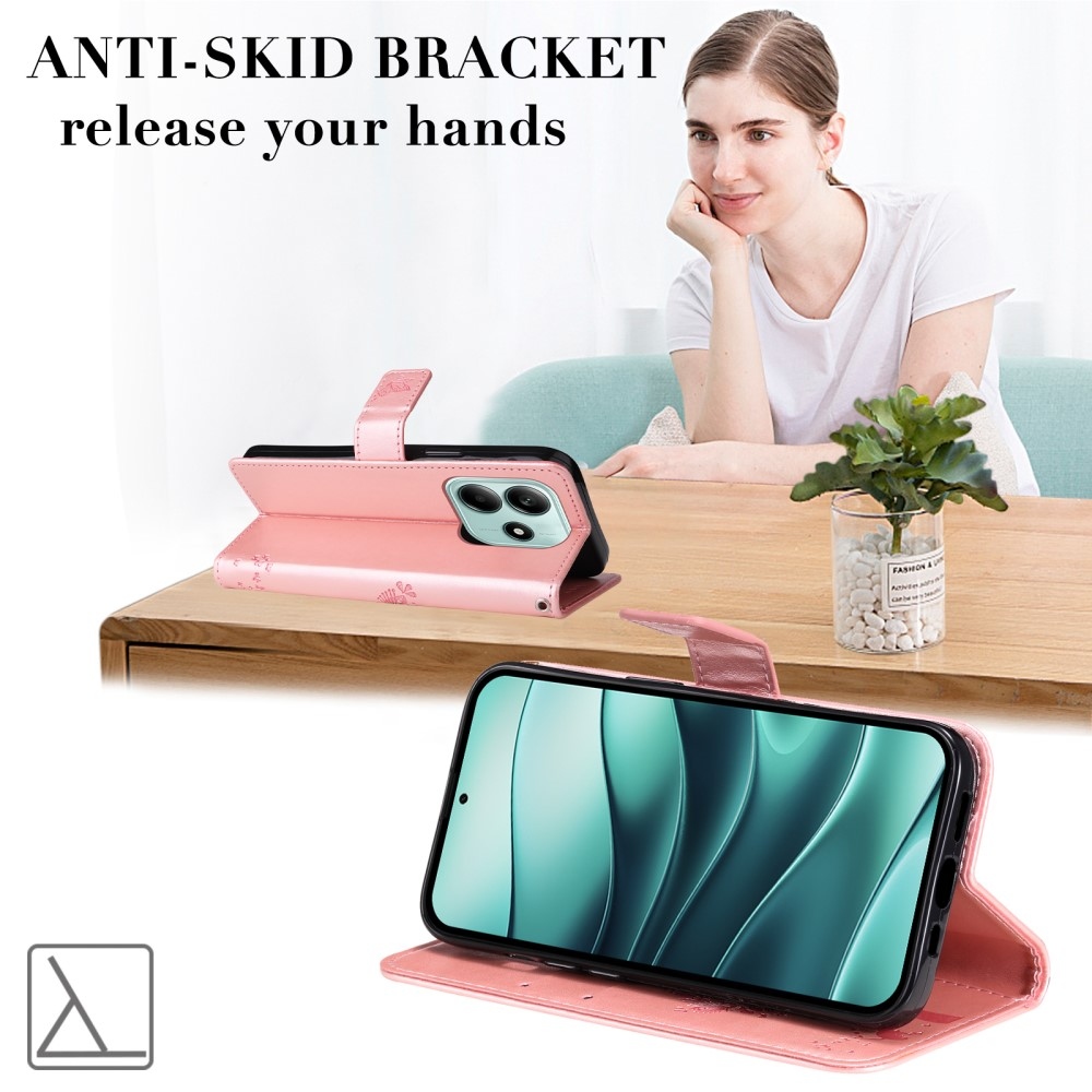 Fák könyve tok Xiaomi Redmi Note 14 5G - rózsaarany