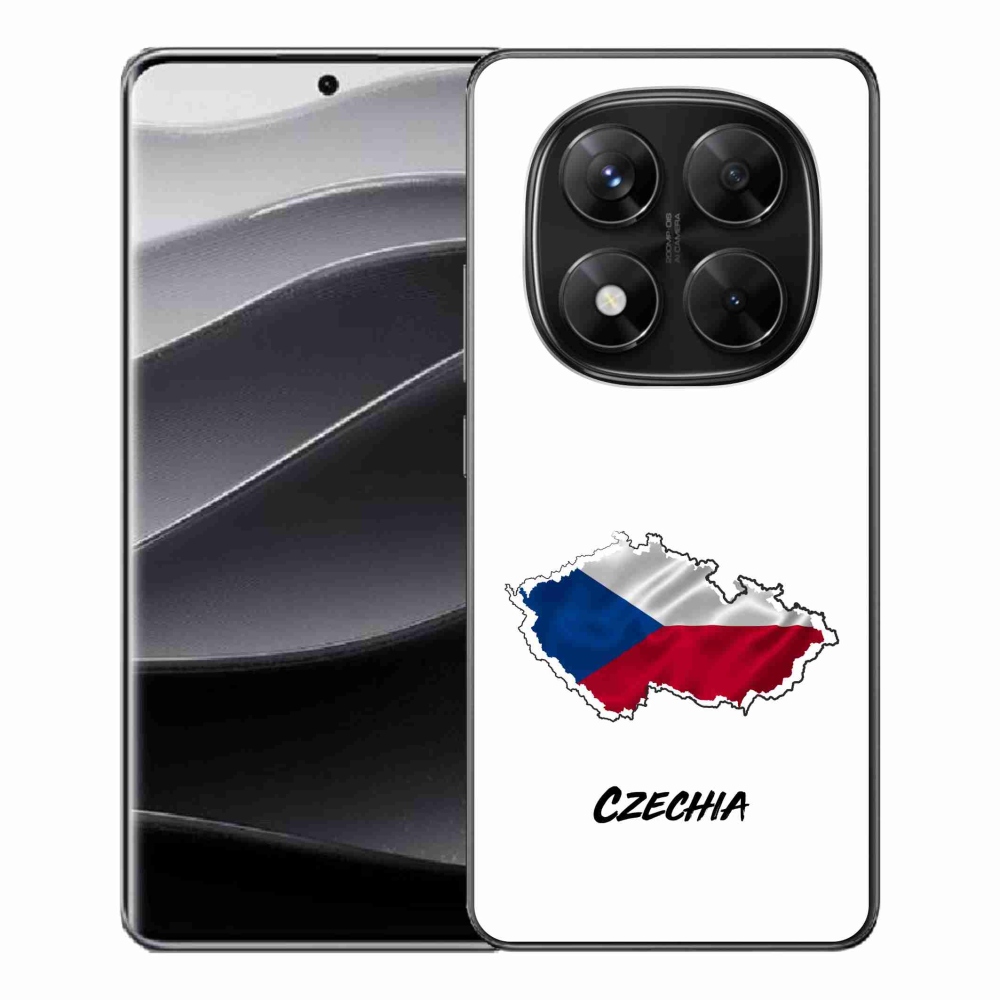 Gél borítás mmCase a Xiaomi Redmi Note 14 Pro 5G/Poco X7 5G - Csehország fehér háttérhez