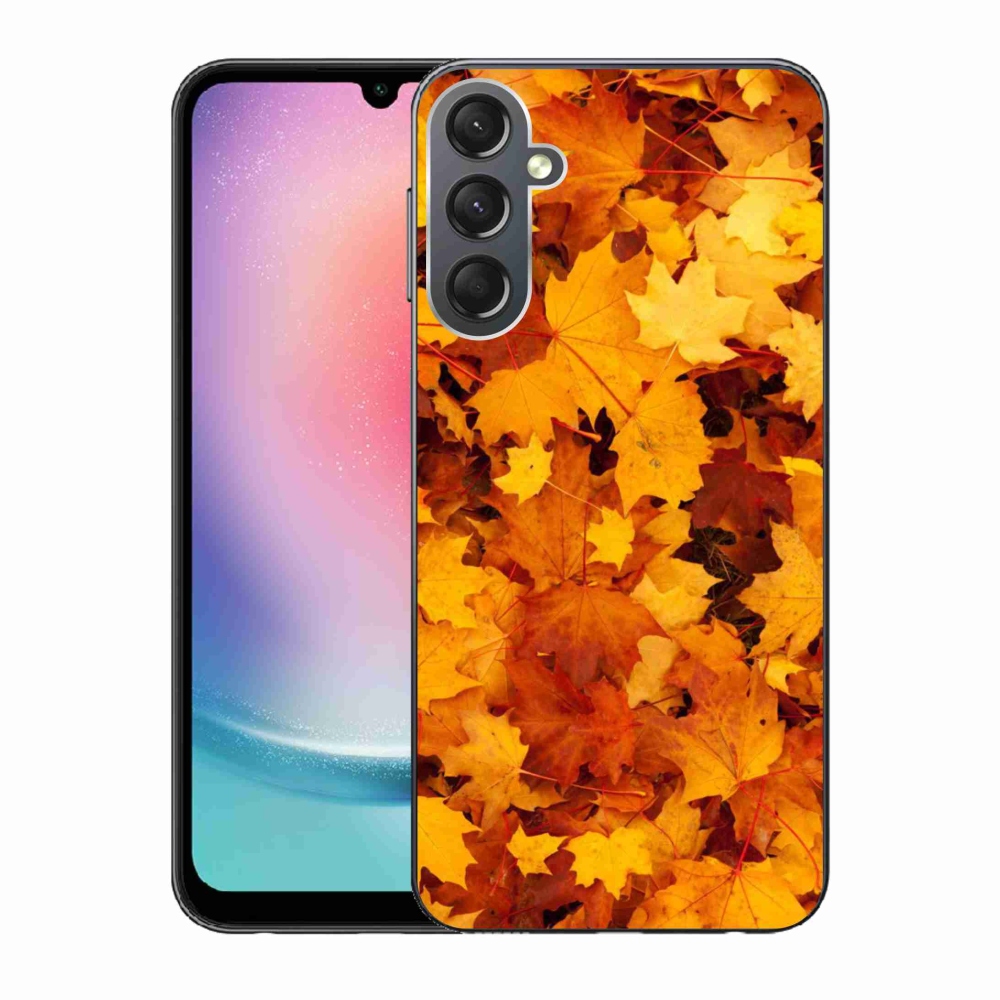 Gél borítás mmCase Samsung Galaxy A24 készülékhez - juharlevelek