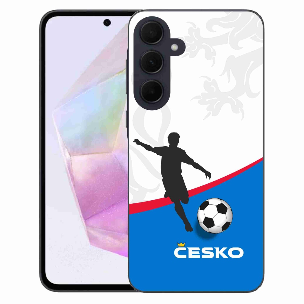 Gél borítás mmCase Samsung Galaxy A35 5G - foci Csehország 1