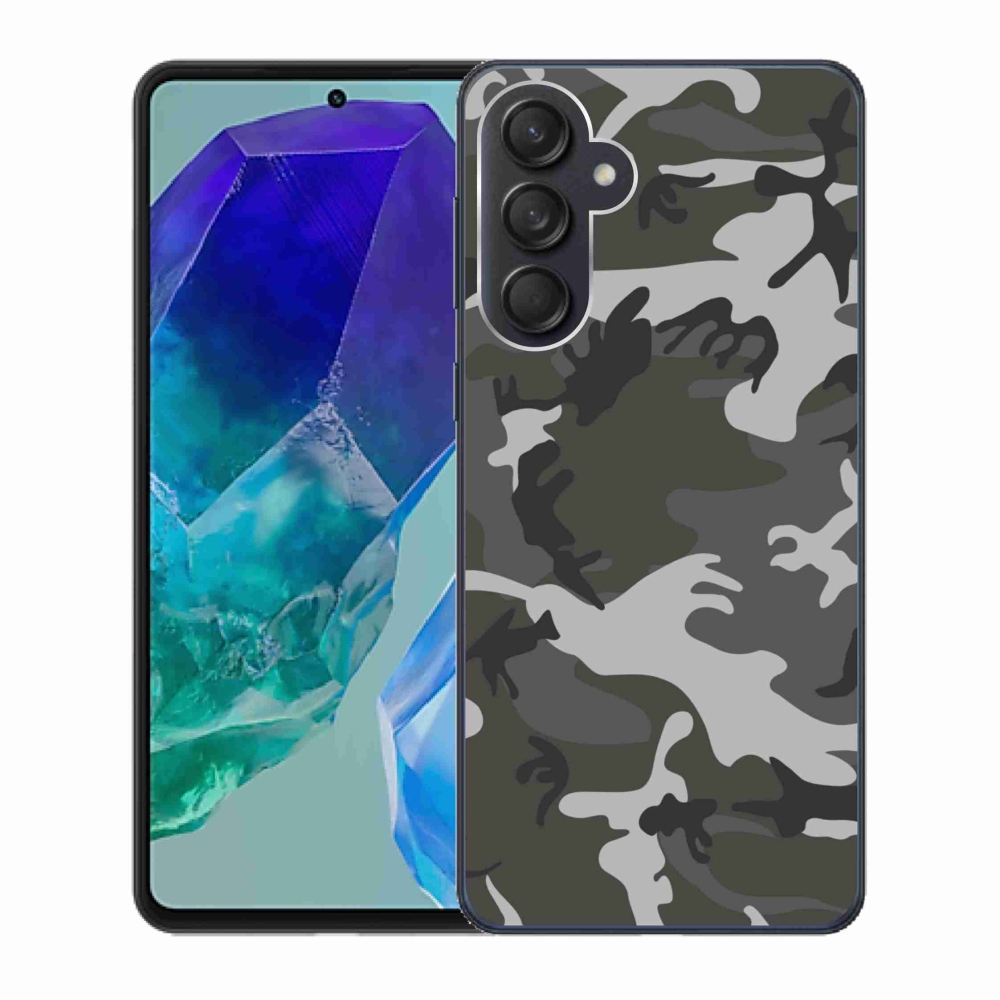 Gél védőhuzat mmCase Samsung Galaxy M55 5G - terepszínű mintázatú tokhoz