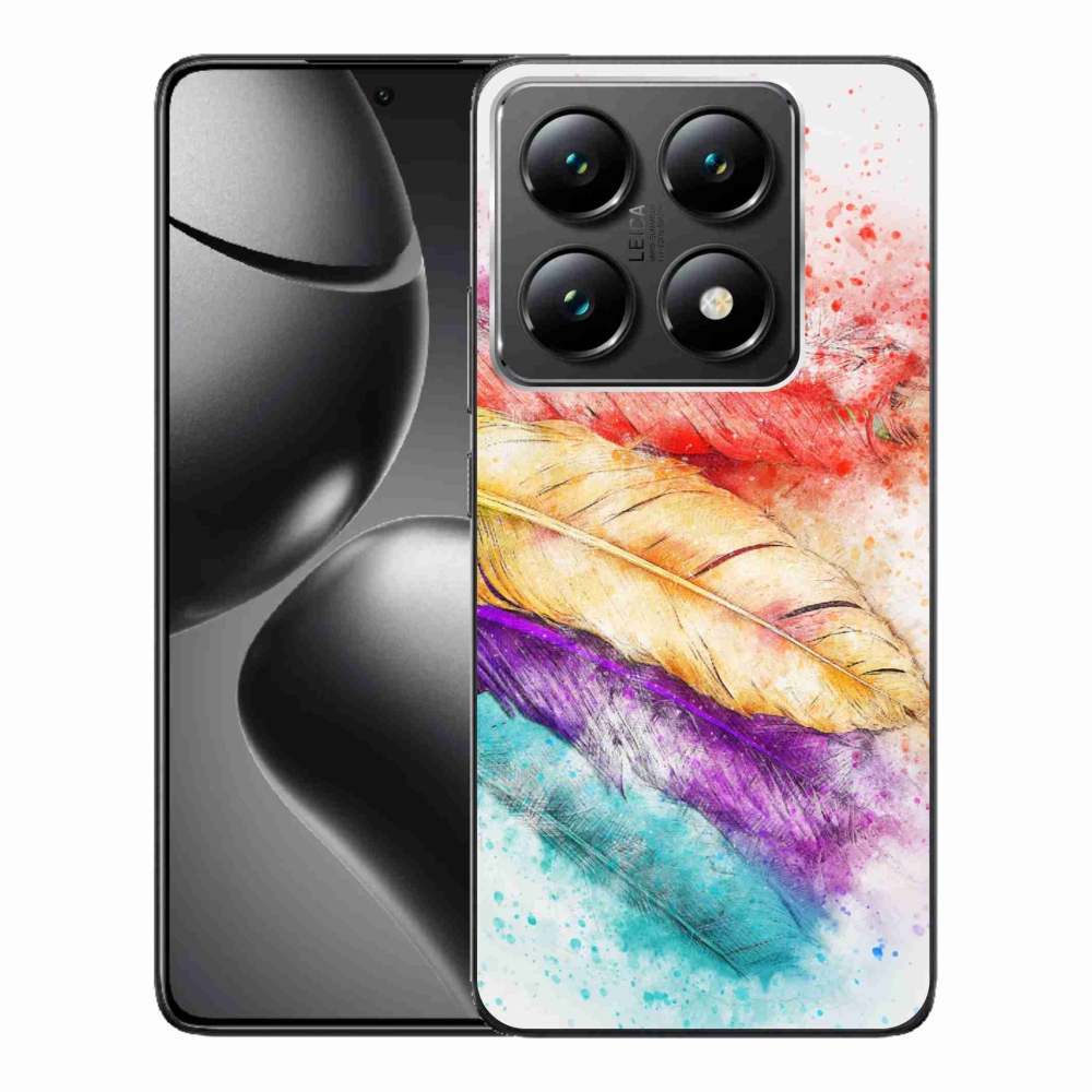 Gél borítás mmCase a Xiaomi 14T Pro számára - színes toll