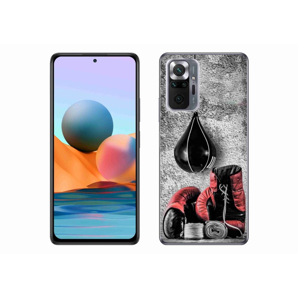 Gél borítás mmCase a Xiaomi Redmi Note 10 Pro számára - bokszzsák és kesztyűk