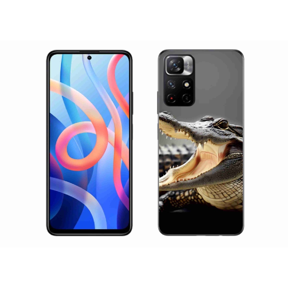 Gél borítás mmCase a Xiaomi Redmi Note 11S 5G-hez - krokodil