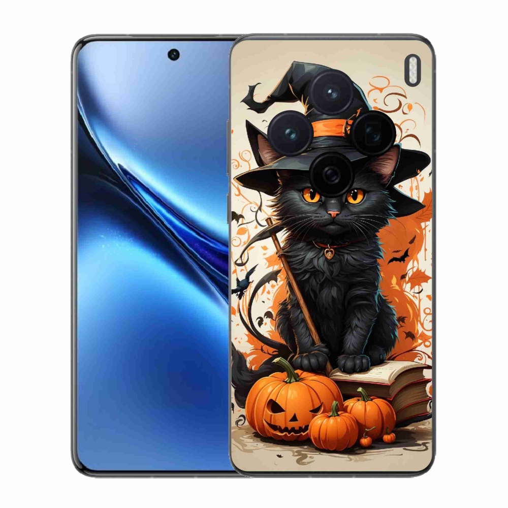 Zselés borítás mmCase Vivo X200 5G - cat wizard számára