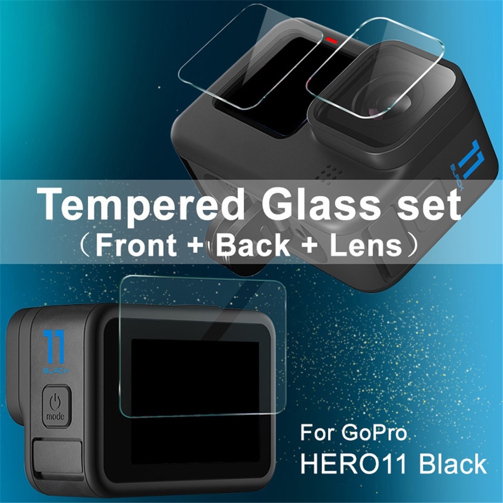 IMAK edzett üveg kijelzőhöz és lencséhez GoPro Hero 11 Black kamerához