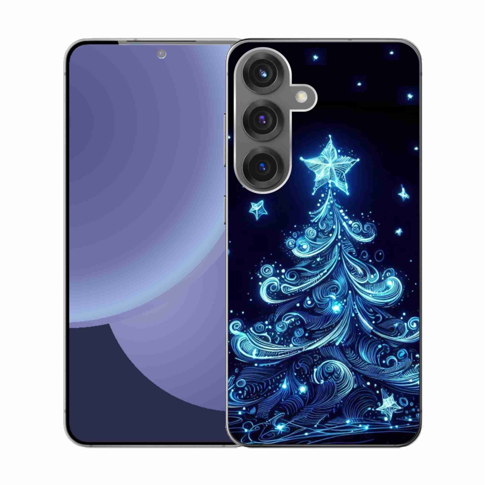 Gél borítás mmCase Samsung Galaxy S25 - neon karácsonyfa 4