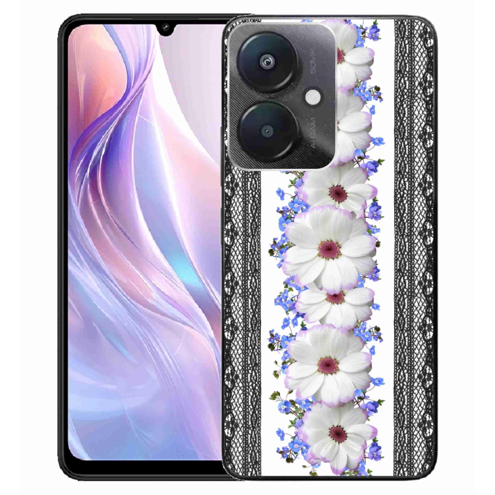 Gél borító mmCase a Xiaomi Redmi 13C 5G számára - virágok 8