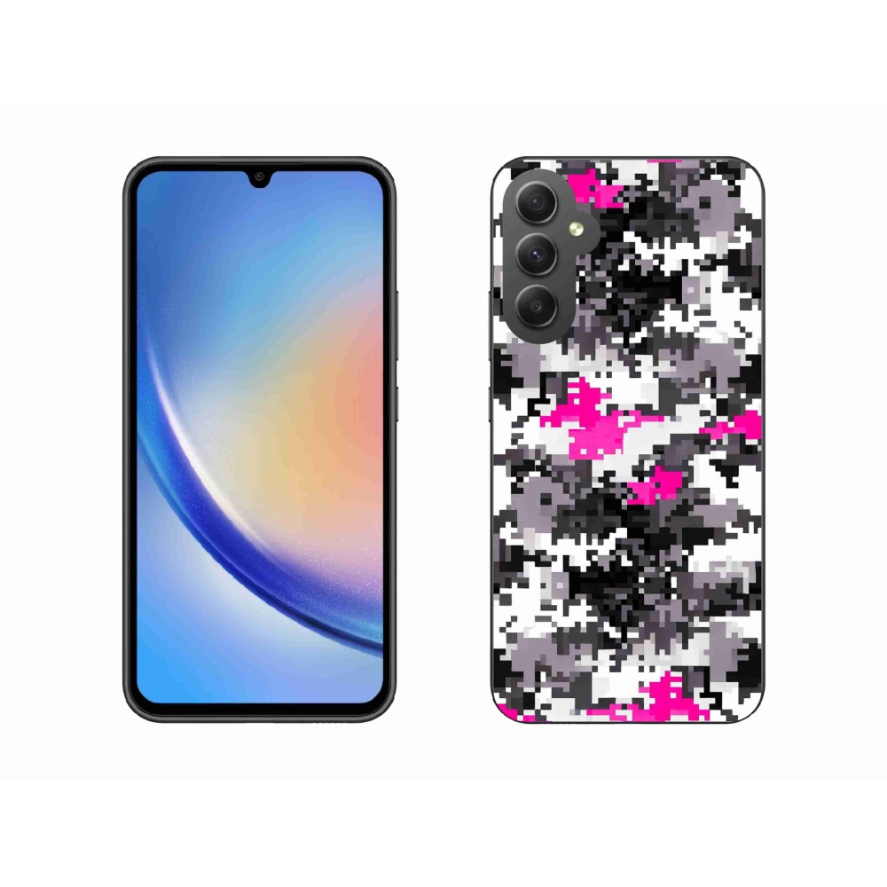 Zselés borítás mmCase Samsung Galaxy A34 5G - terepszínű minta 4