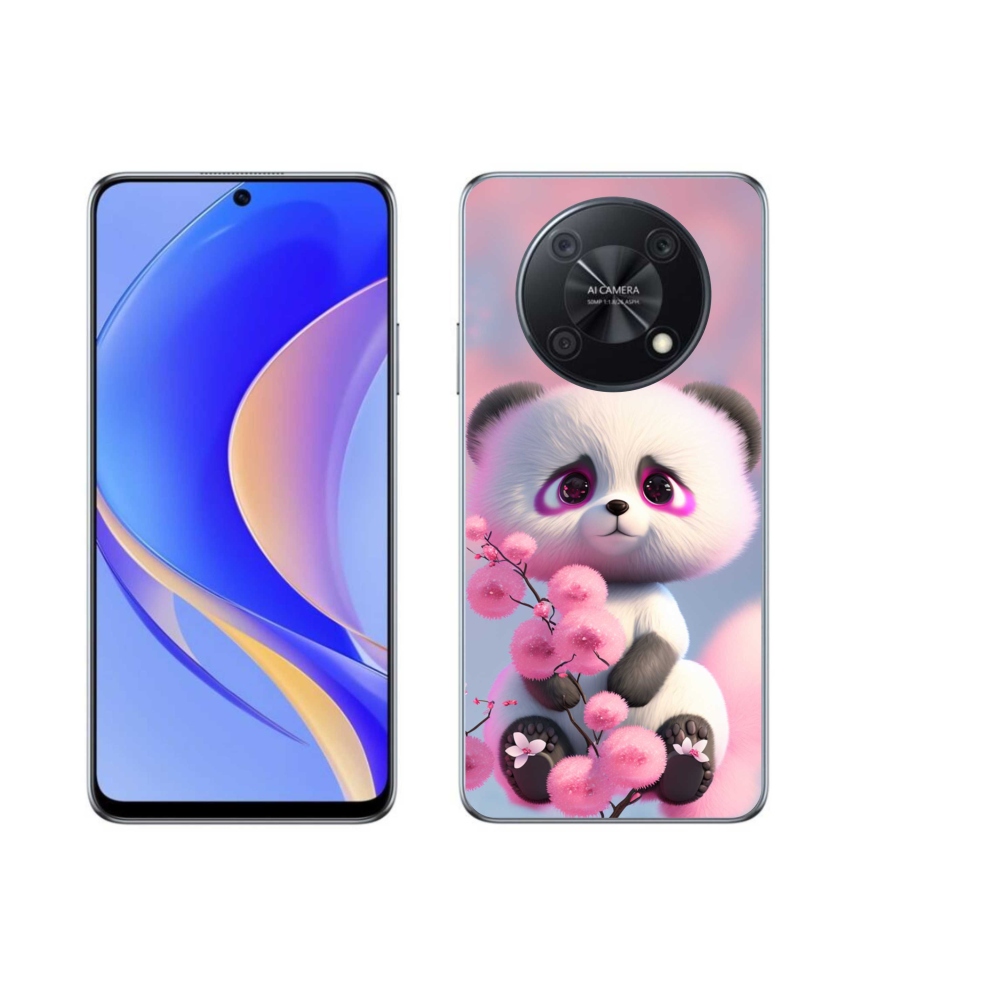 Gél borító mmCase a Huawei Nova Y90 készülékhez - aranyos panda 1