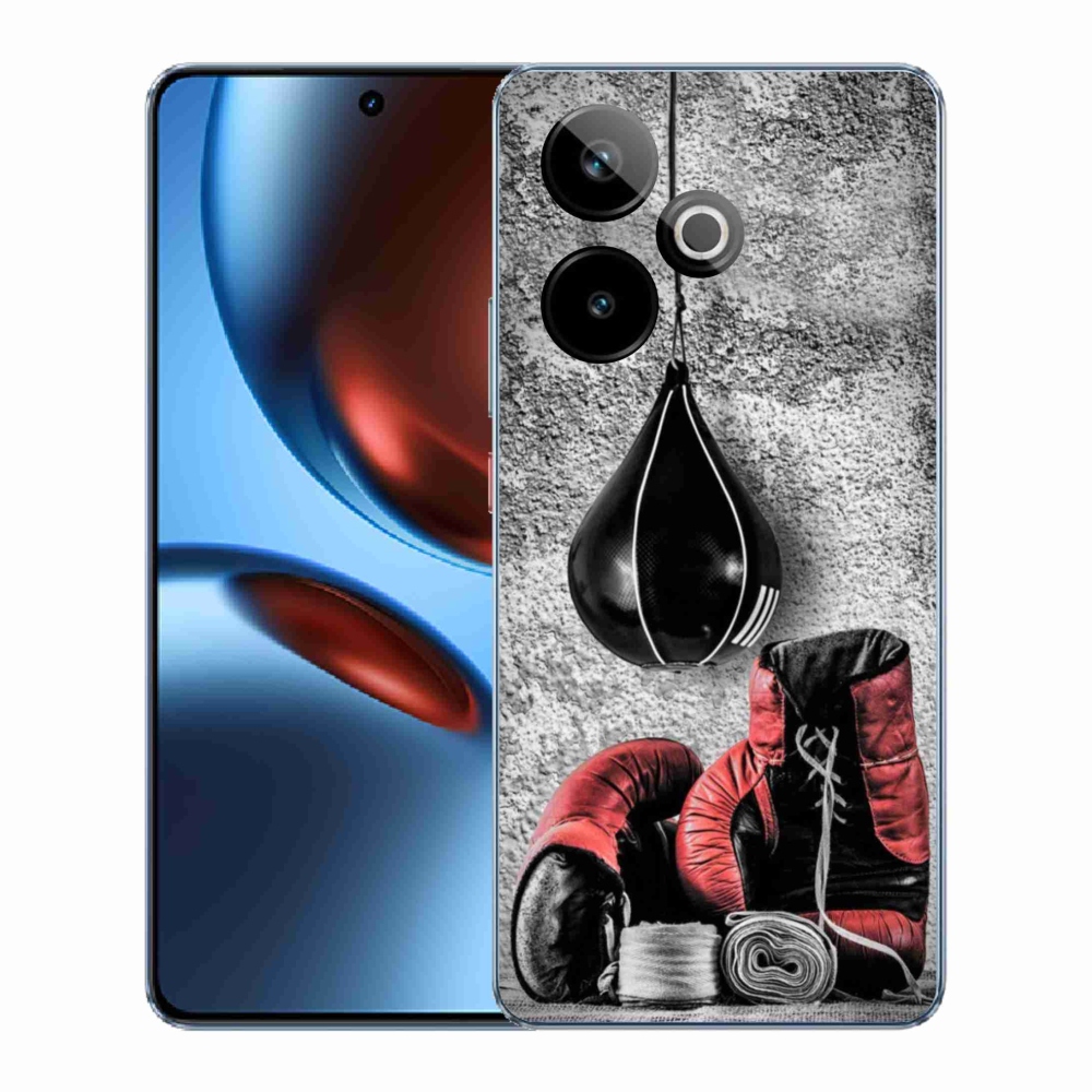 Rugalmas zselés borítás mmCase képpel a Realme GT 7 5G/GT 7T 5G számára - bokszzsák és kesztyűk