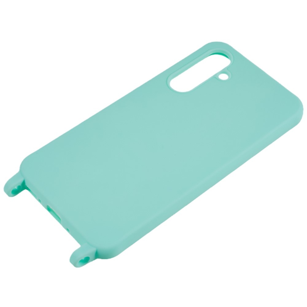 Zsinórral ellátott zselés tok Samsung Galaxy A36 5G készülékhez - teal színű