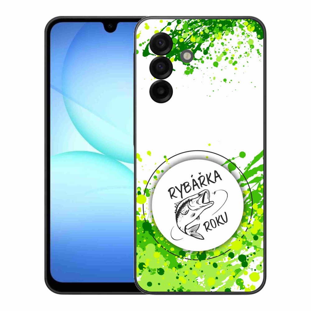 Gél borító mmCase Samsung Galaxy A17 4G/5G - az év halászának fehér háttere