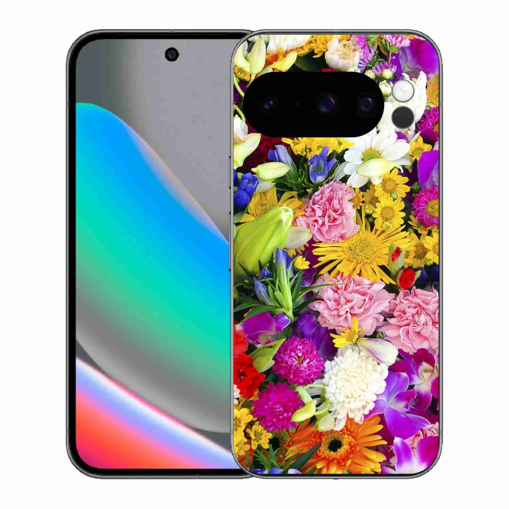 Zselés borítás mmCase a Google Pixel 10 Pro számára - virág 12
