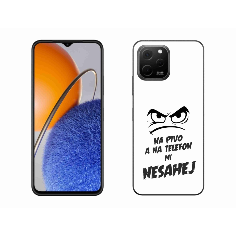 Gél borítás mmCase a Huawei Nova Y61 készülékhez - sör motívum 2 fehér háttér