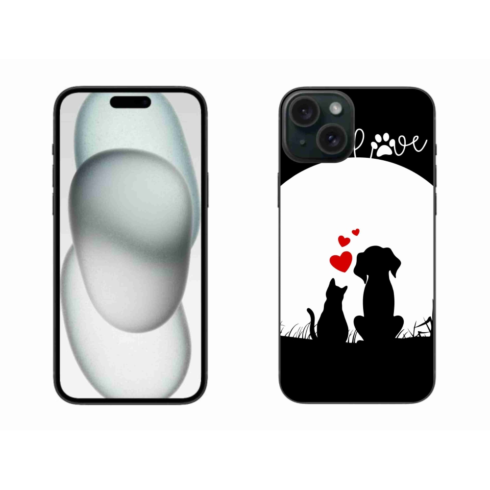 Gél tok mmCase iPhone 15 Plus készülékhez - állatszerelem