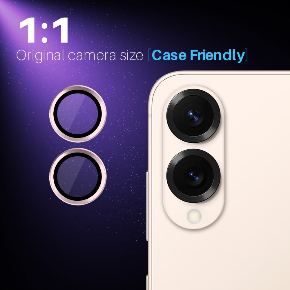 NORTHJO kamera lencse üveg Samsung Galaxy S25 Edge készülékhez (különálló szemüveg) - rózsaszín