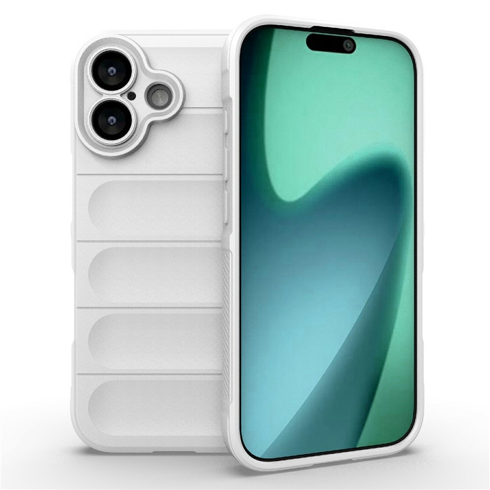 Rugg tartós zselés tok iPhone 17 készülékhez - fehér