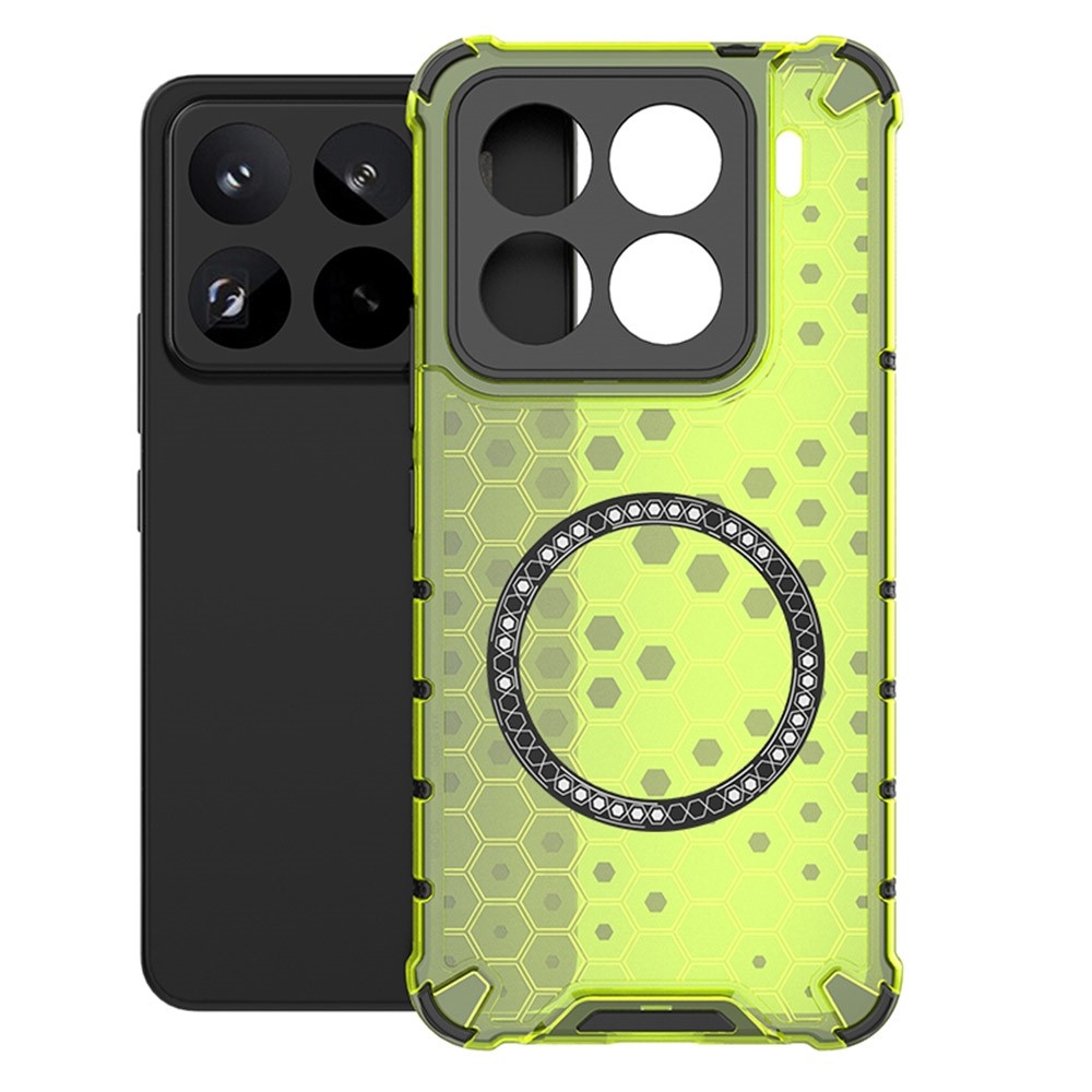 Méz tartós burkolat MagSafe-rel a Xiaomi 15 Pro-hoz - zöld