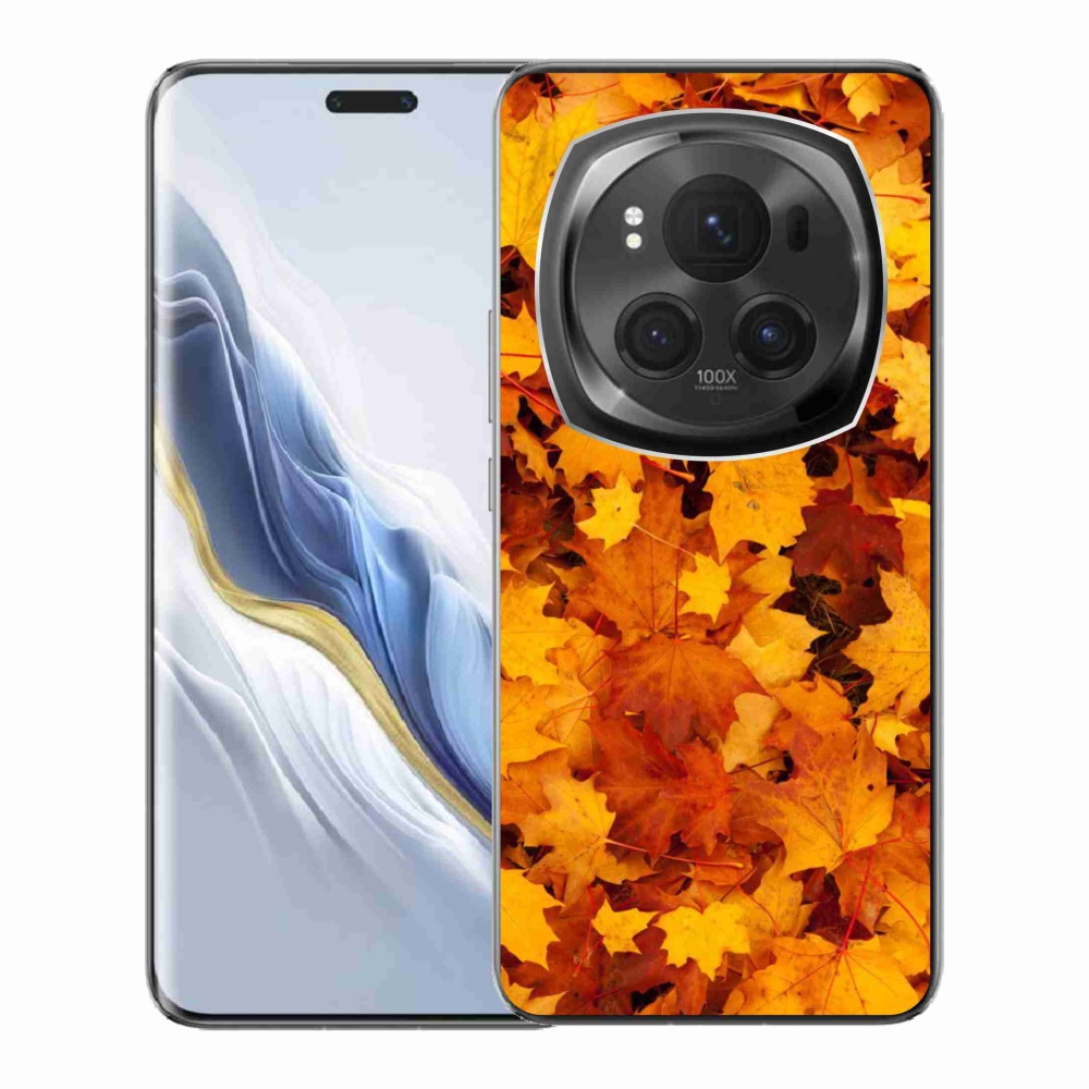 Gél borítás mmCase a Honor Magic 6 Pro 5G készülékhez - juharlevelek