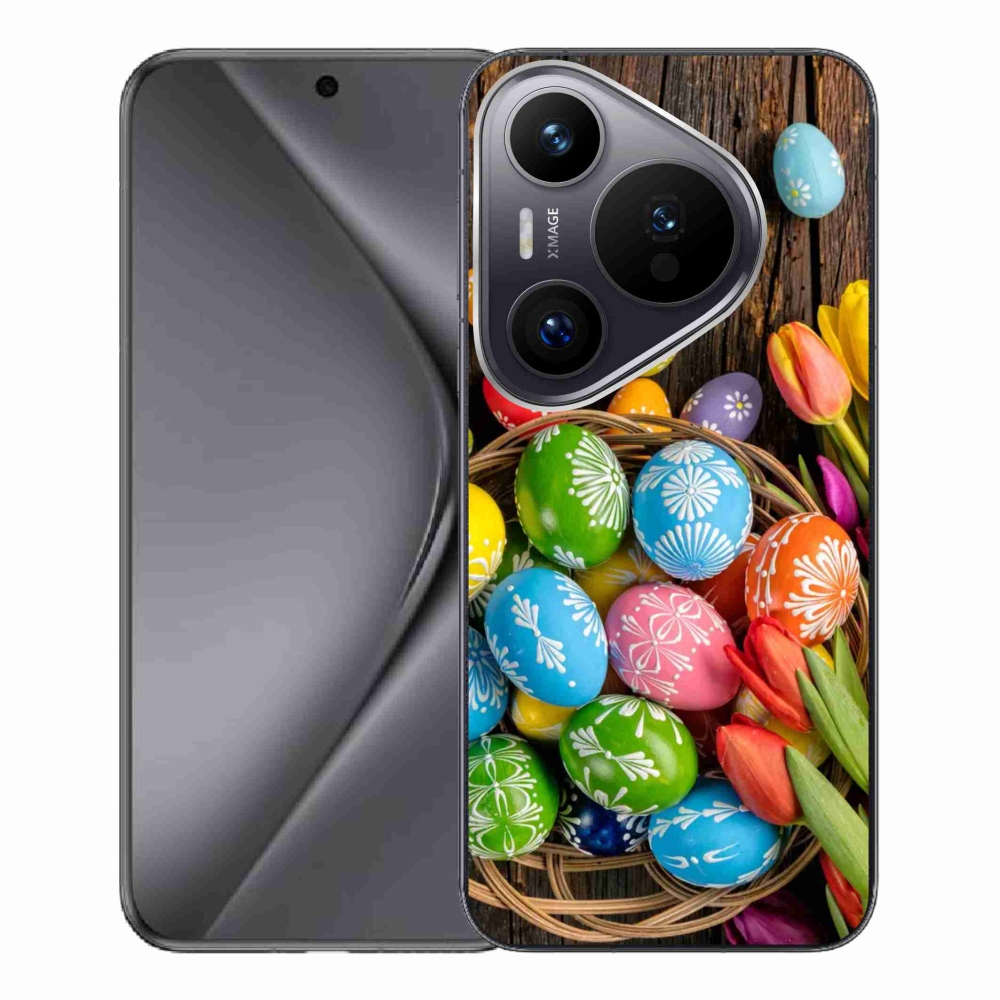 Gél borító mmCase a Huawei Pura 70 Pro számára - Húsvéti tojás