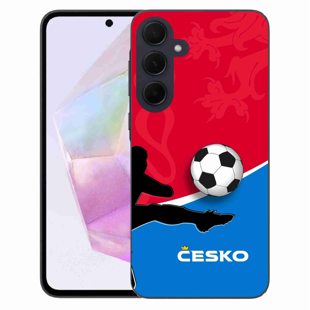 Gél borítás mmCase Samsung Galaxy A35 5G - futball Csehország 2