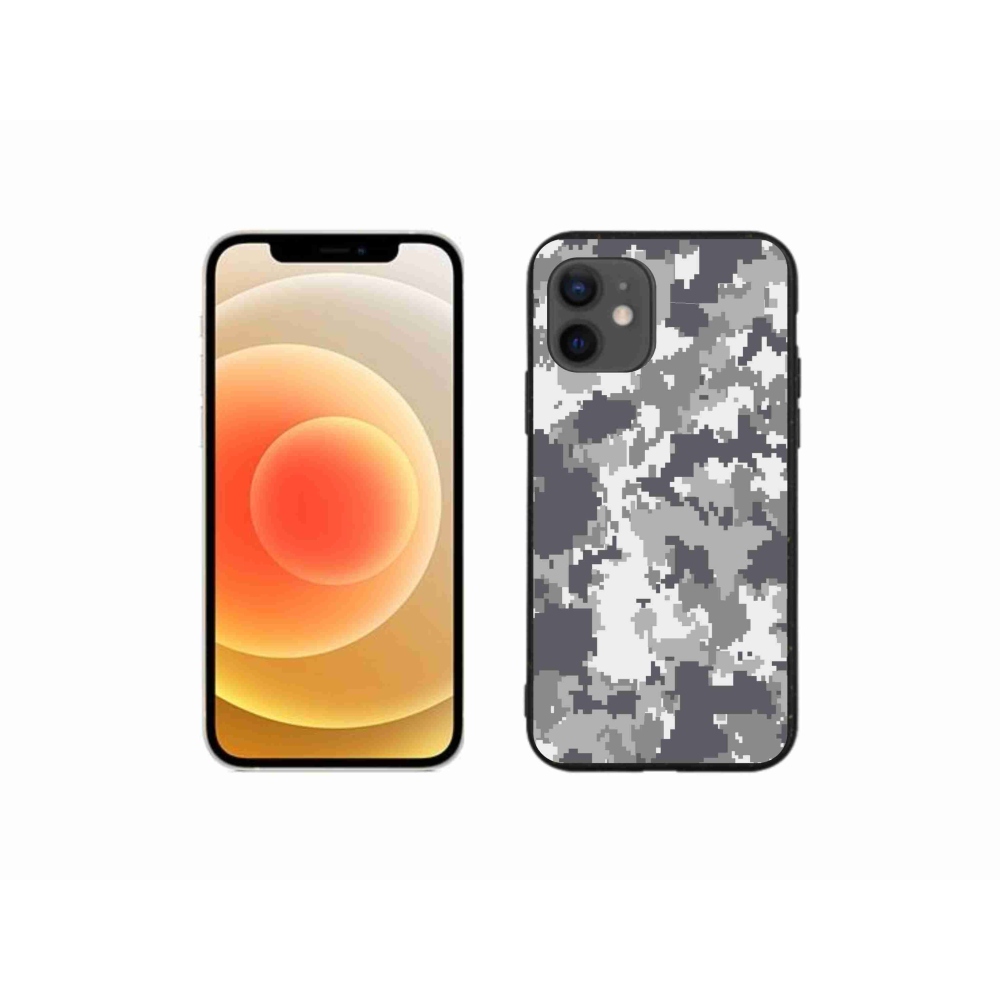 Zselés borítás mmCase iPhone 12 mini készülékhez - terepszínű minta 2