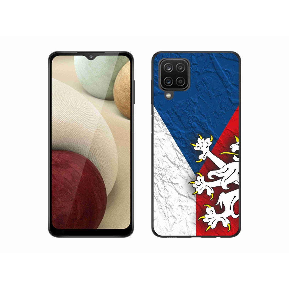 Gél borítás mmCase Samsung Galaxy A12 - cseh zászló 1
