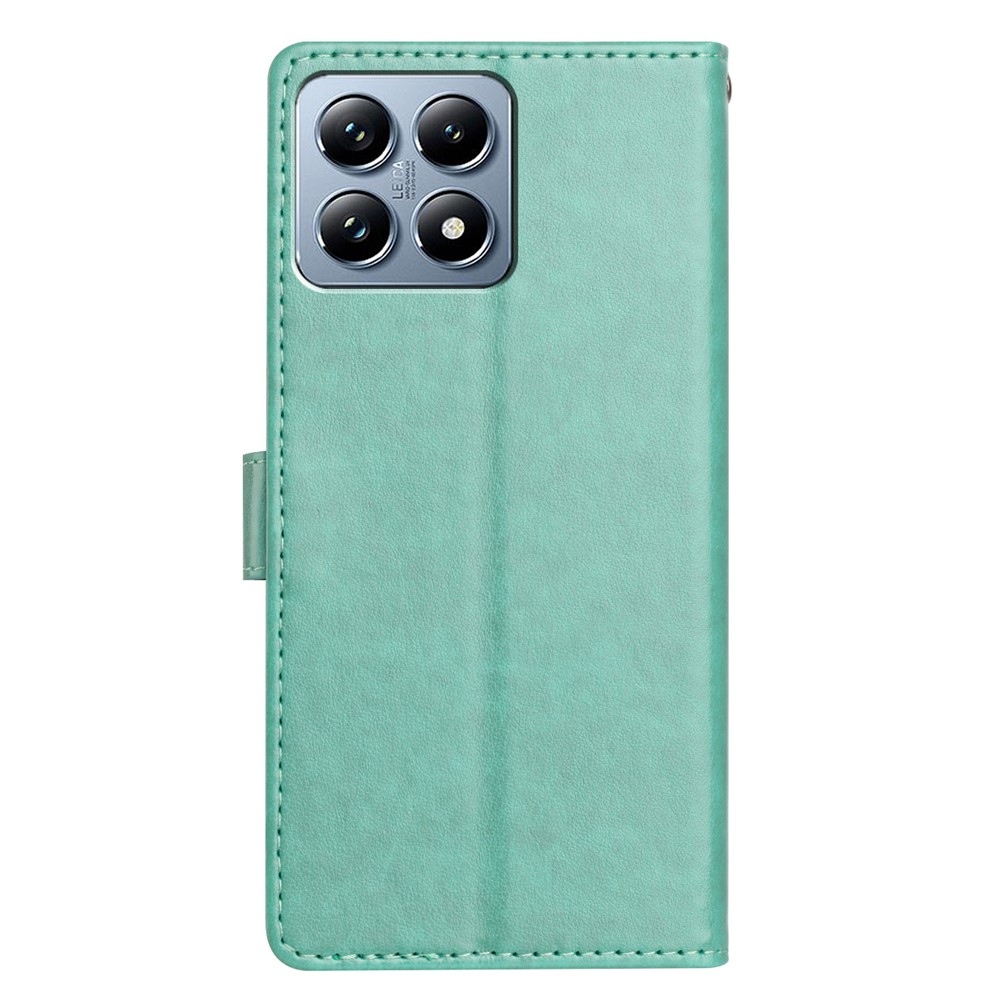 Vérrögök könyv tok Xiaomi 15T - teal - teal