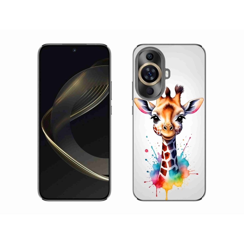 Zselés borítás mmCase a Huawei Nova 11 készülékhez - zsiráf 1