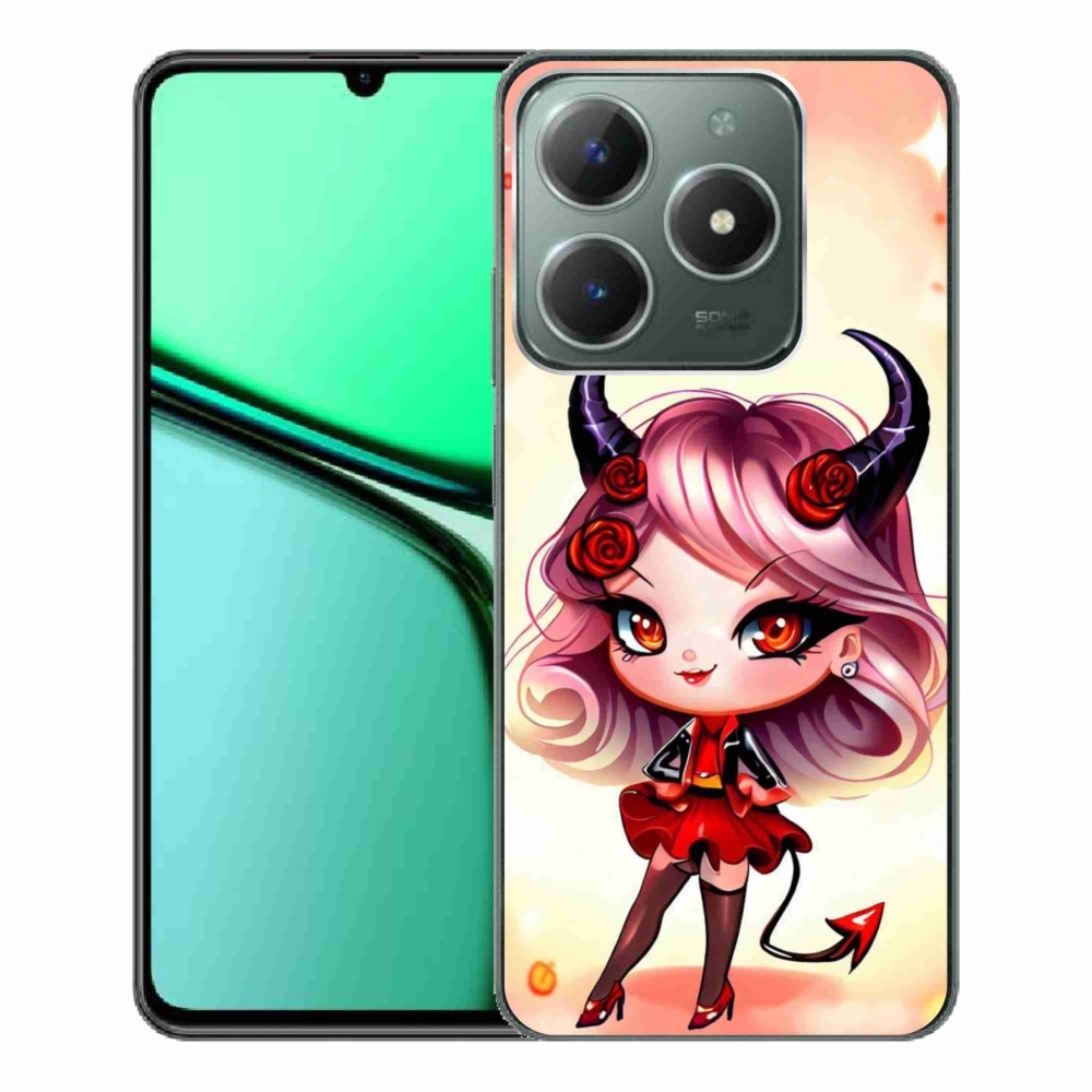 Zselés borító mmCase a Realme C61 készülékhez - rajzfilmördög