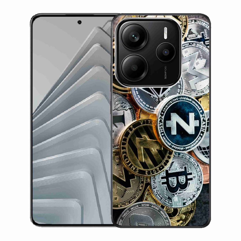 Gél borítás mmCase a Xiaomi Redmi Note 14 5G számára - kriptovaluták