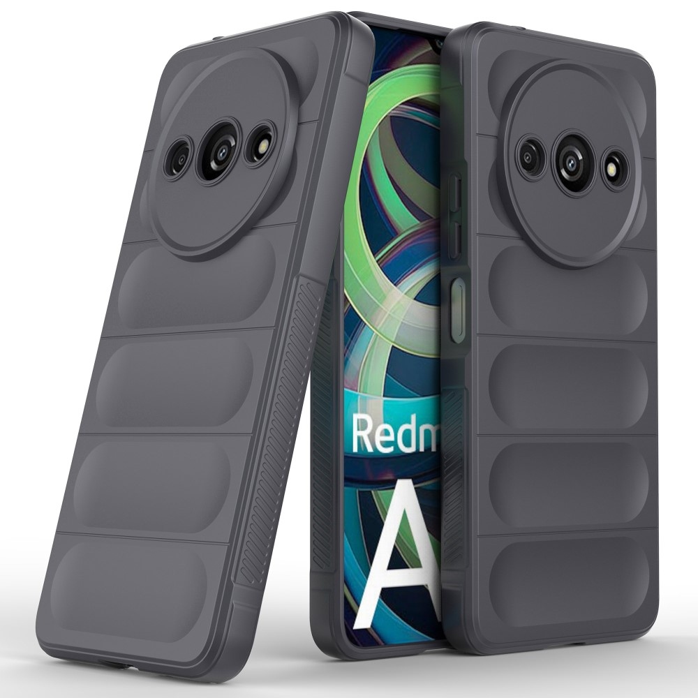 Rugg tartós zselés tok Xiaomi Redmi A3-hoz - sötétszürke